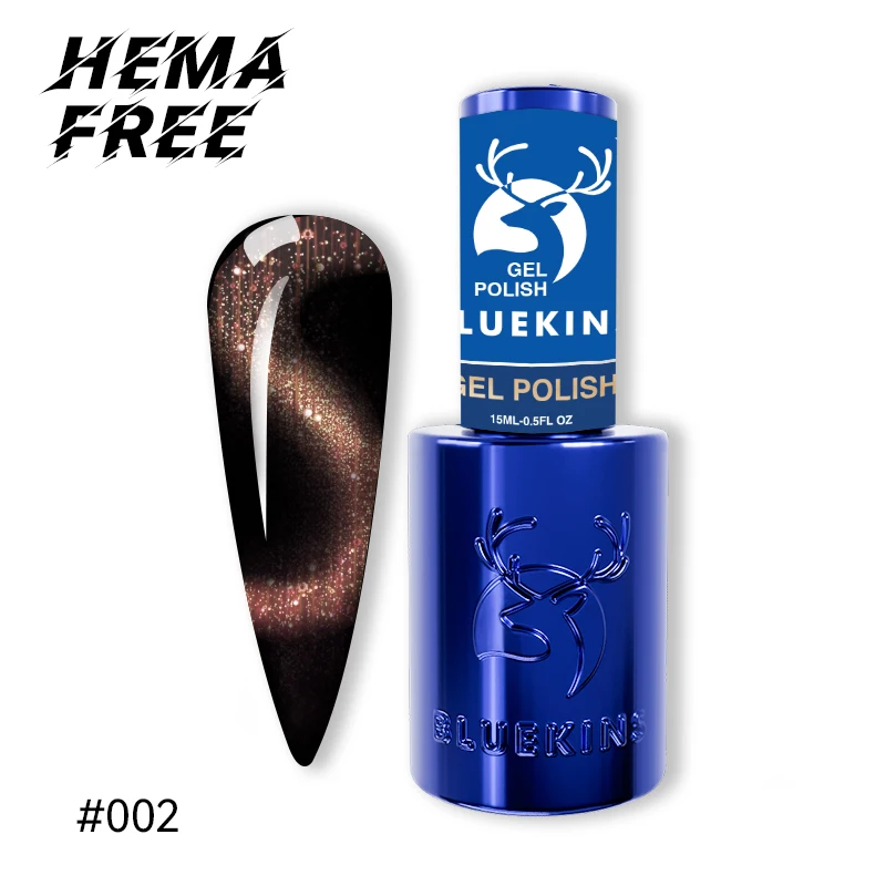 BLUEKINS Hema бесплатно новая частная этикетка органический Магнитный УФ-гель розовый красный цвет магнит Алмазный кошачий глаз Гель-лак для ногтей
