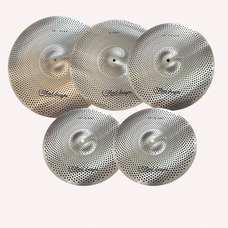 Wholesale drum parts accessories alloy silent weak sound jazz drum cymbal set 14 14 16 18 20 inch