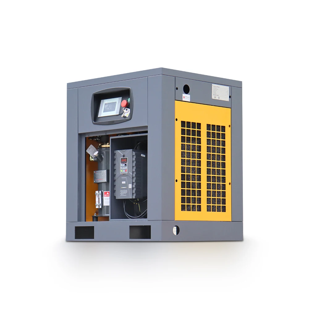 Permanent Magnet Variable Frequency 110kw 150hp 7bar 8bar 10bar Rotary Variable Frequency Screw Air Compressor