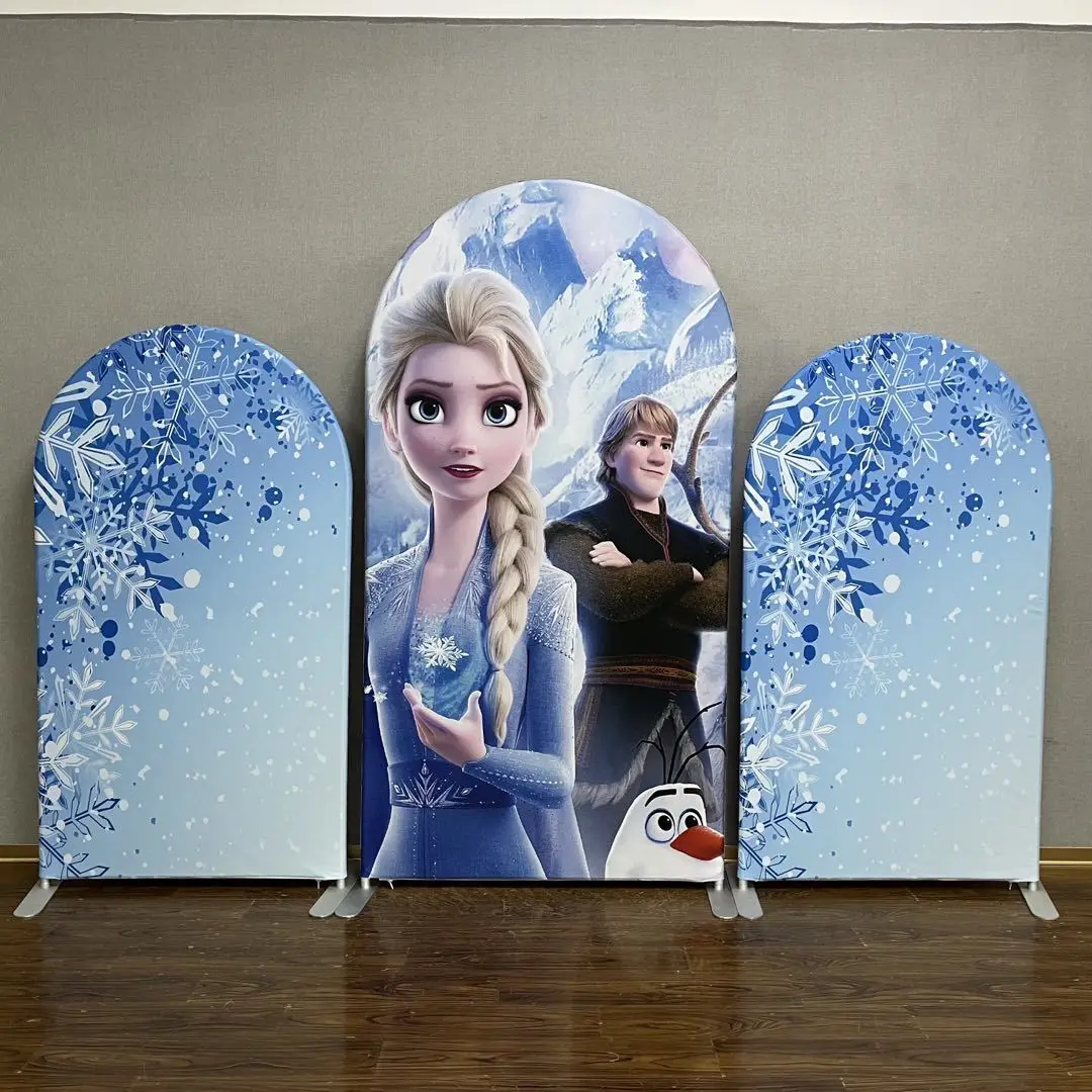 Birthday baby shower party wedding decoration background collapsible aluminum arch stand set with cover