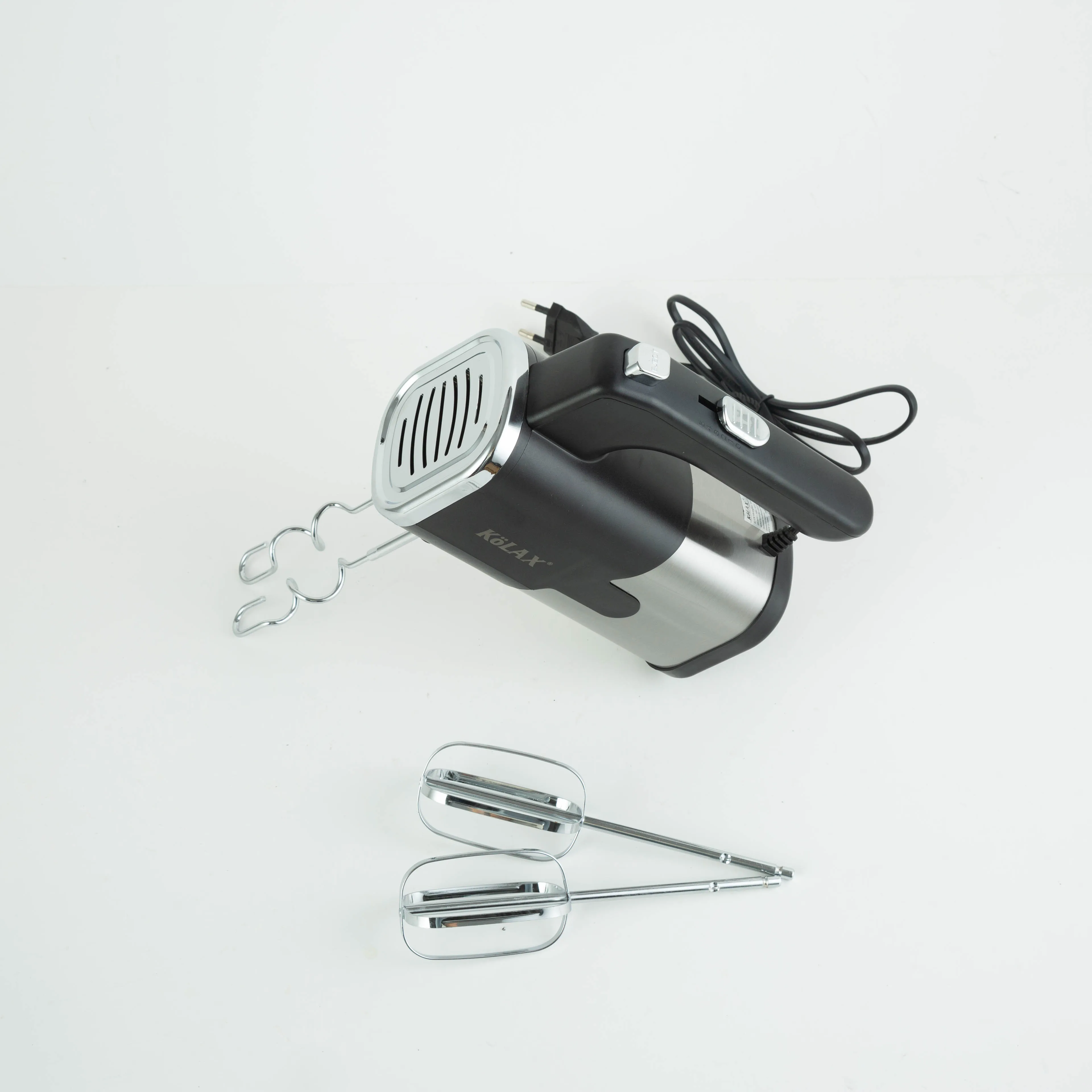 KOLAX Wholesale Black Hand Held Mixer 5 Speed One Button Eject Design High Quality Hand Mixer Blender
