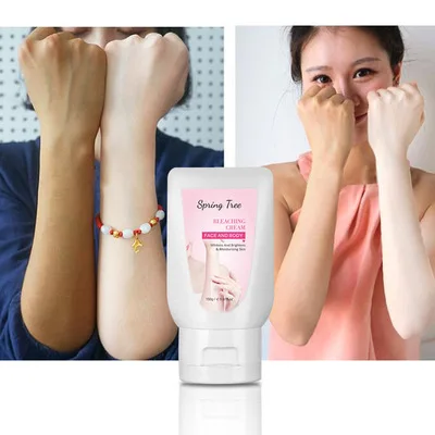AiXin OEM 150G Private Label Body Face Whitening Cream Moisturizing Brightening Wholesale Bleaching Cream For Dark Skin