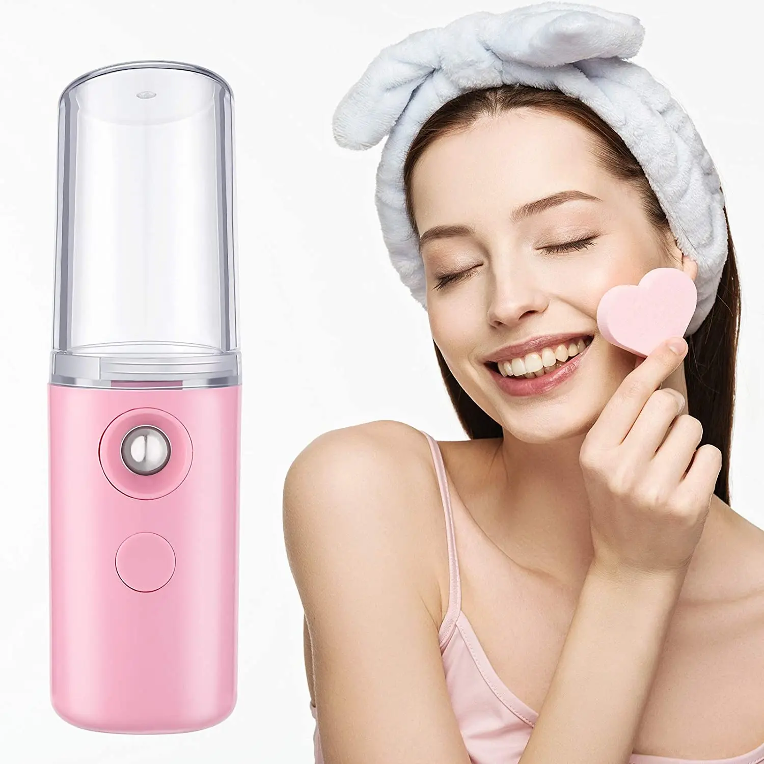 Portable Nano Ionic Facial Steamer Mister Humidifier Nano Handy Beauty Mist Sprayer