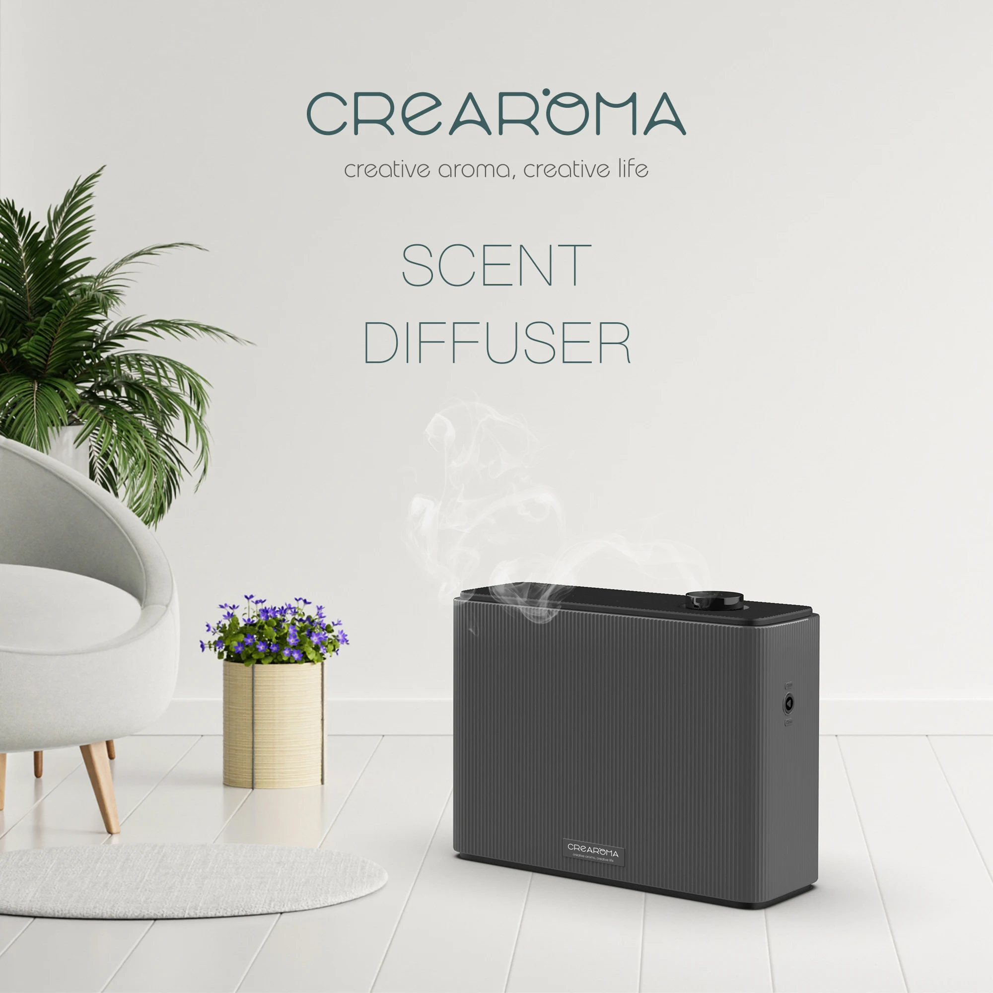 New High-end Electric Aroma Diffuser Home Hotel Bluetooth WiFi Control Essential Oil Scent Diffuser