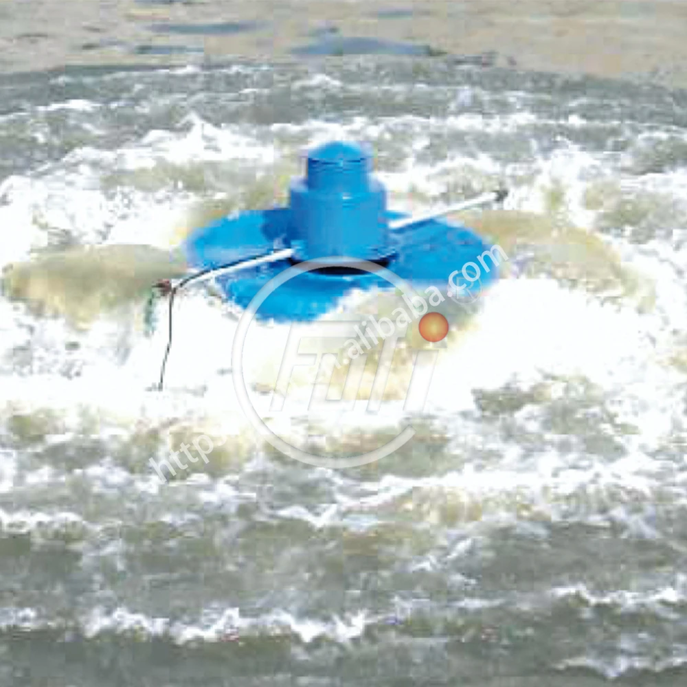 1.5KW 2HP FUTI aquaculture equipment FLOATING WAVE SURGE MAKER AERATOR MIXER DEEPWATER