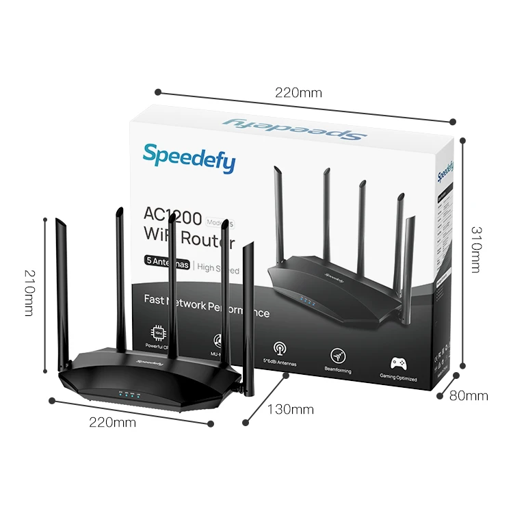 No dead spot good connectivity AC1200 gigabit wireless router price WiFi extender home indoor wifi router