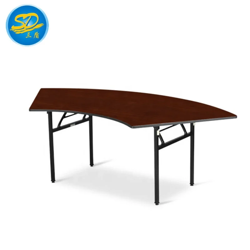 Restaurant Dinning Room Banquet  Wooden Top Folding Square  Table