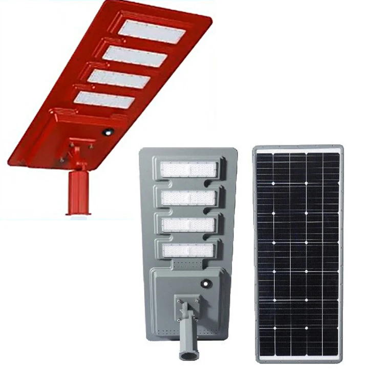 Engineering Led Solar Street Lights Outdoor Led Lamps Solar Powered Wall Mounted Smart Pole IP65 For Yard Road Street