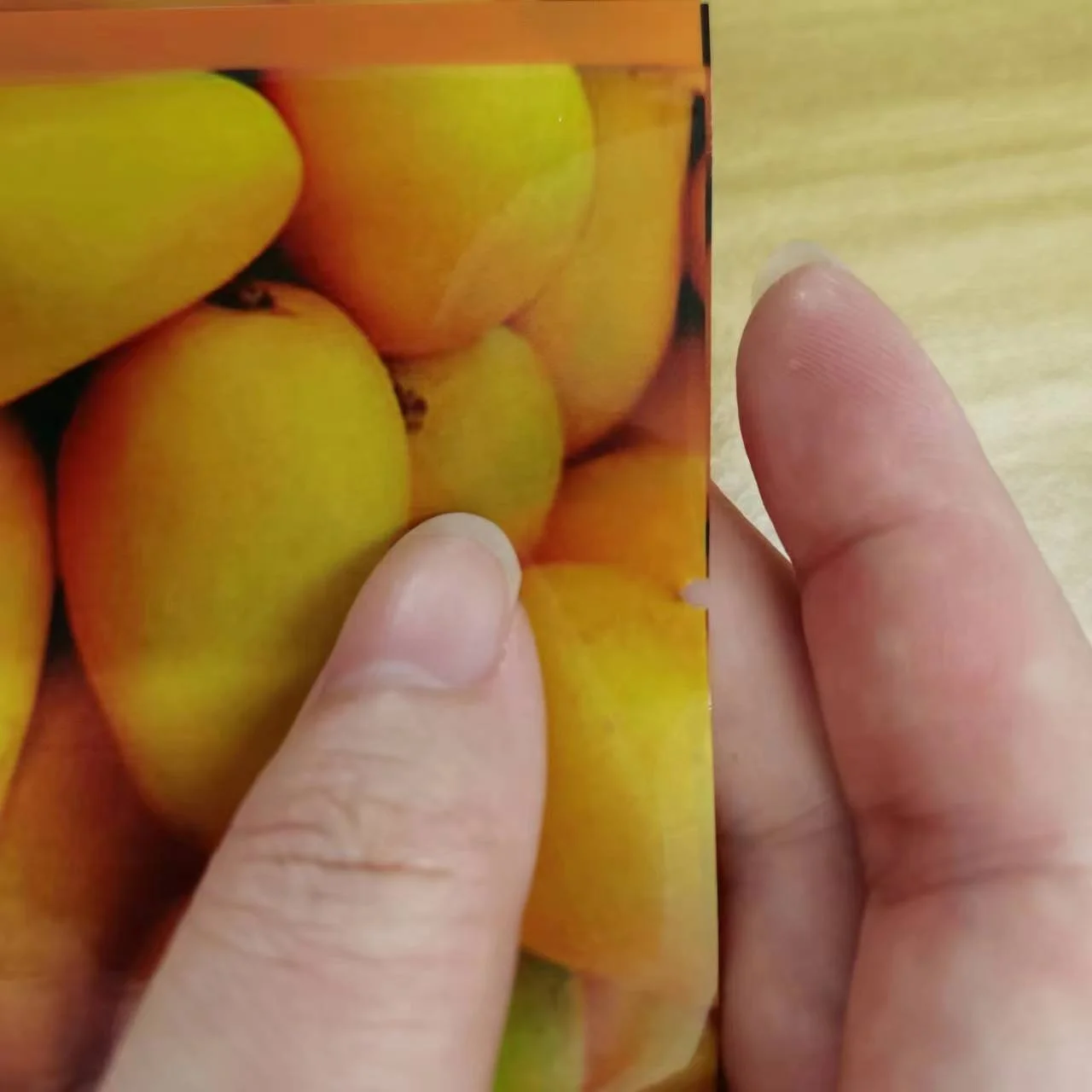 Custom packaging resealable 3 side seal fresh frozen fruits berries vegetables food plastic packaging bag mylar bags