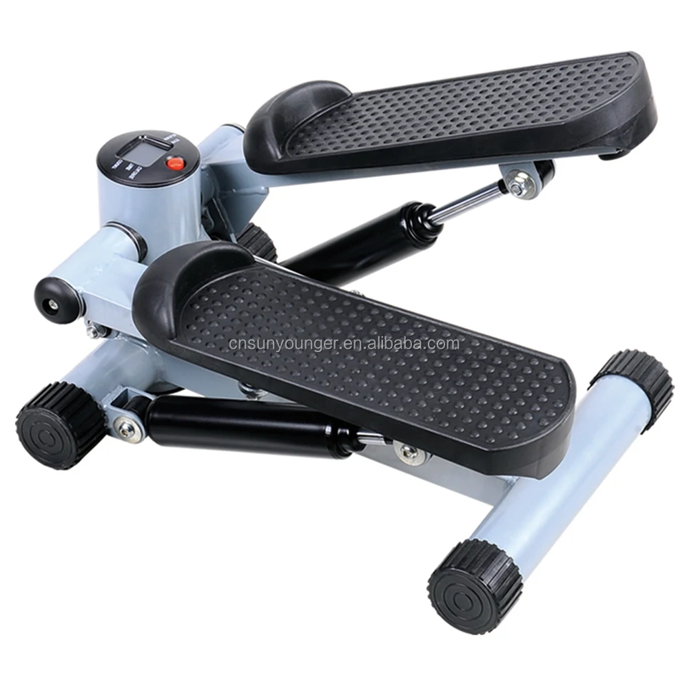 Stair Stepper с полосками сопротивления мини-шагопер емкостью загрузки 300 фунтов гидравлический фитнес-шагопер ЖК-монитором