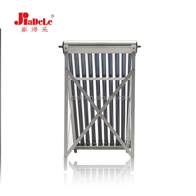 JIADELE Competitive Price High Quality Evacuated Vacuum Tube High Pressurized Tiny Heat Pipe Solar Collector For Hotel Heating