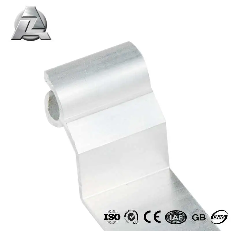 Ready made metal aluminium alloy keder rails extrusions profile for caravans