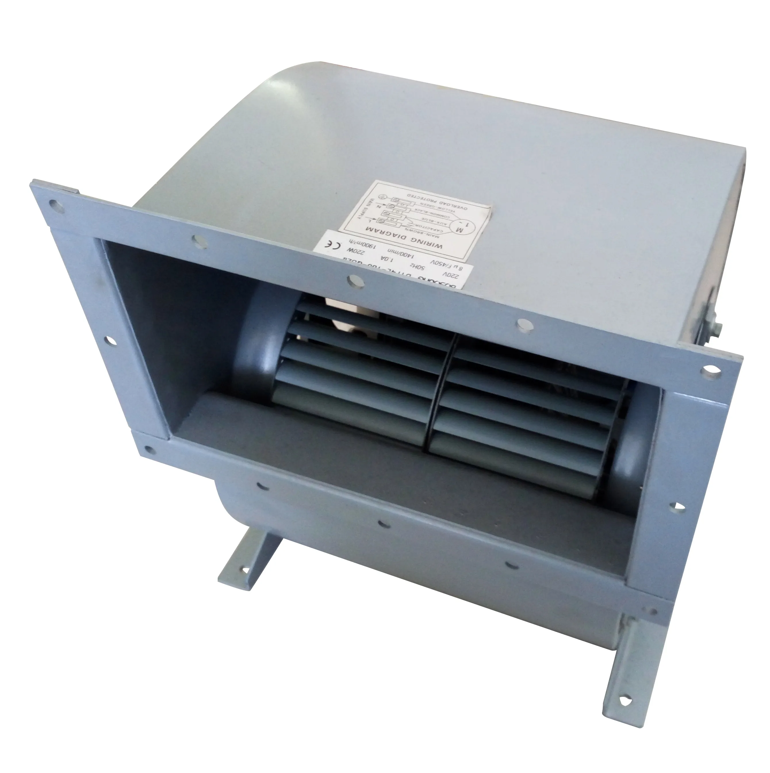 200mm Double Inlet industrial centrifugal exhaust fan