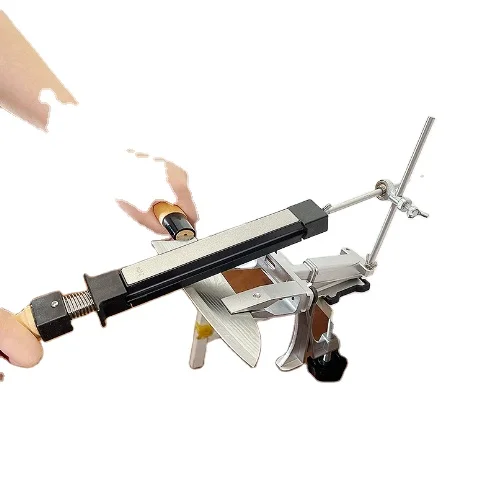 new style Knife Sharpener Professional Stainless Steel Kitchen Chef Knife Sharpener Home Knife Sharpening Kit Abrasive Holding S