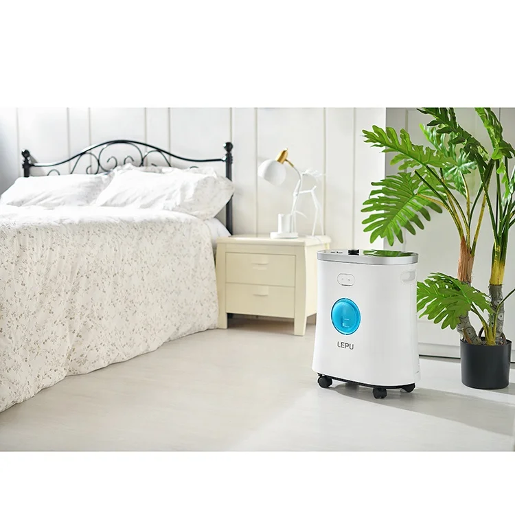 
Lepu High Quality Flow Manufacturer Medical Grade Household 5L Home Therapy Produce Oxygen Concentrator Machine For Hospital 