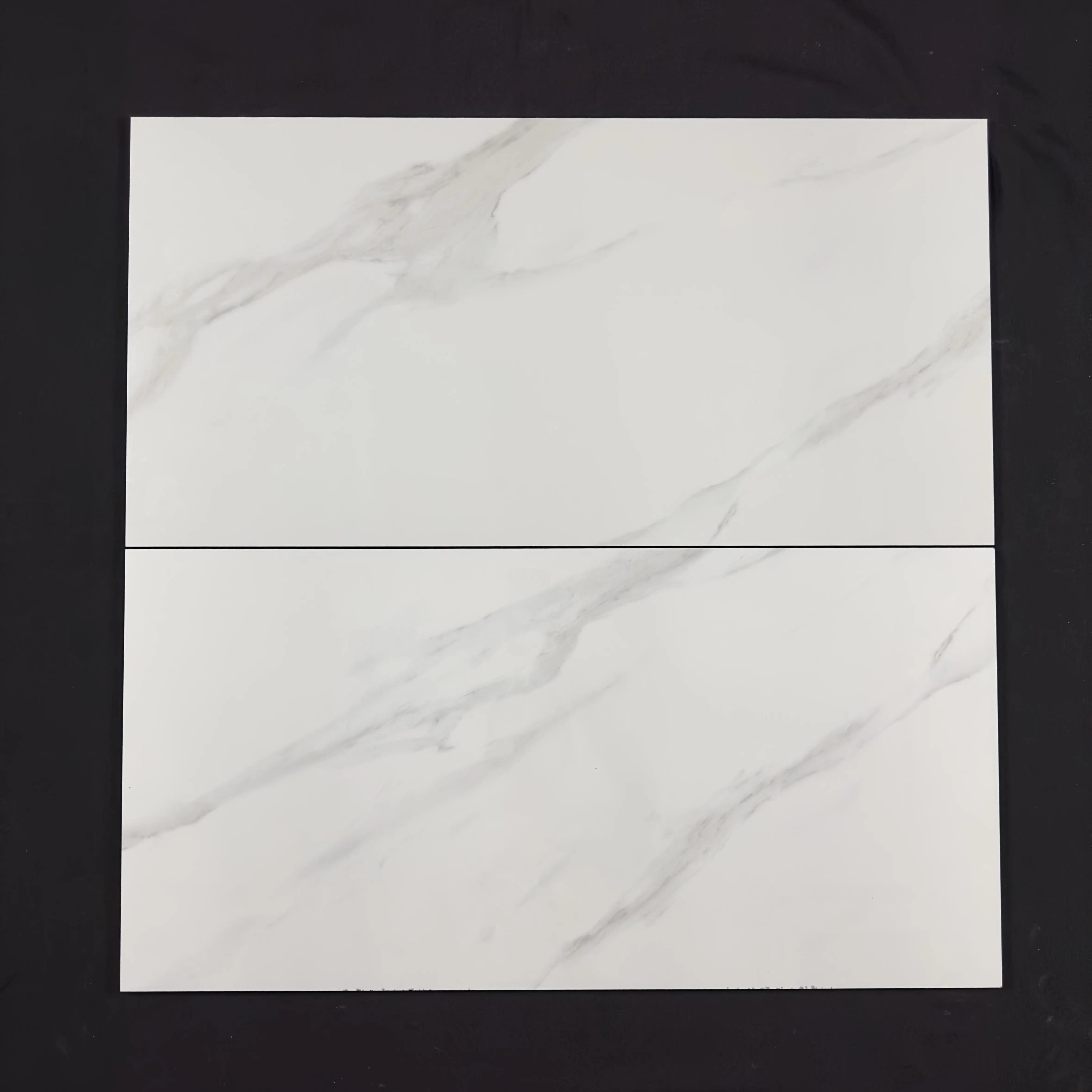 Foshan JBN Modern Design 400x800 Marble Floor Porcelain Tiles Bright Glossy Polished for Bathroom Kitchen Parquet Interior Wall