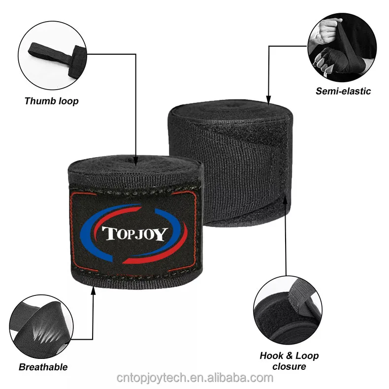Best Selling OEM 180 inch 5m Inner Gloves Mexican Boxing Bandage hand wrap gym Custom size Logo Boxing Hand Wraps