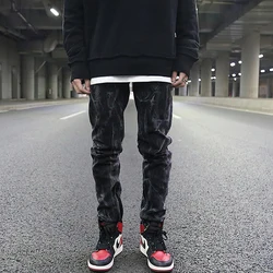 Fog mens skinny jeans dropshipping stock fashion mens black jeans custom jeans tags
