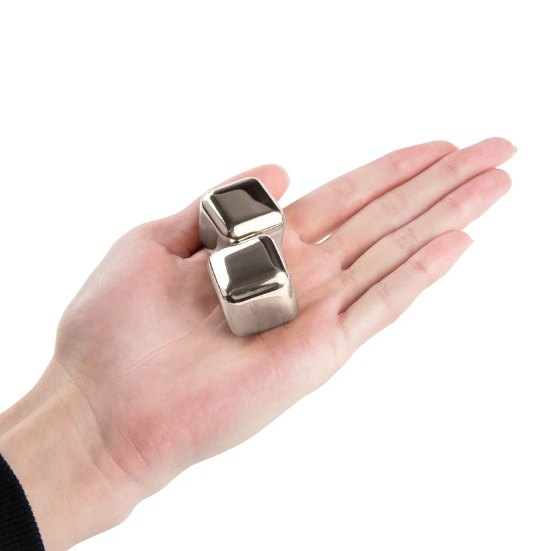 Factory  director sales Reusable Chilling Whiskey Stones 304 Stainless Steel Ice Cubes Whiskey Cubes for Bar Accessories