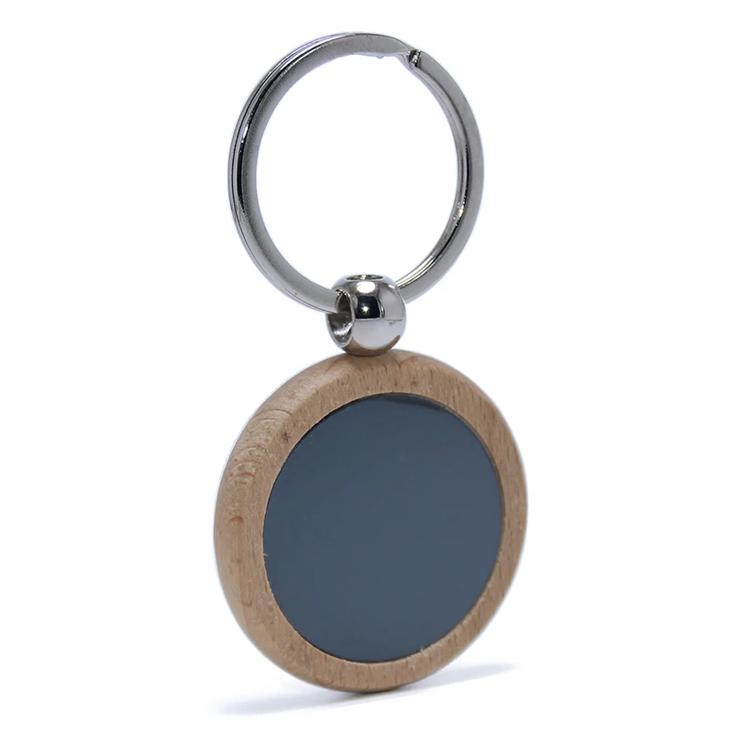 New Fashion Style Keychain Wood Cute GIft Souvenir Wholesale Promotional Keychain Blank Tag Custom Logo Factory Sale