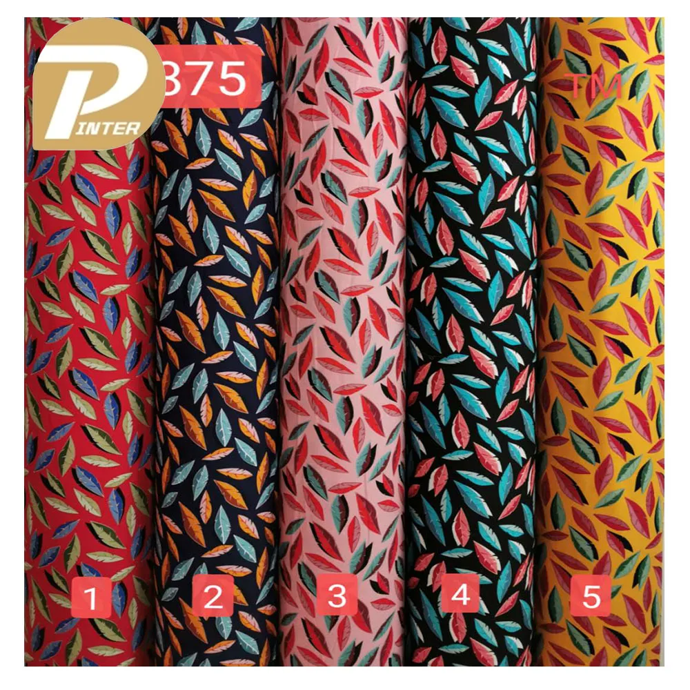 High Quality Factory Price Ready Goods Customized Printed 100% Rayon Viscose Modal Fabric