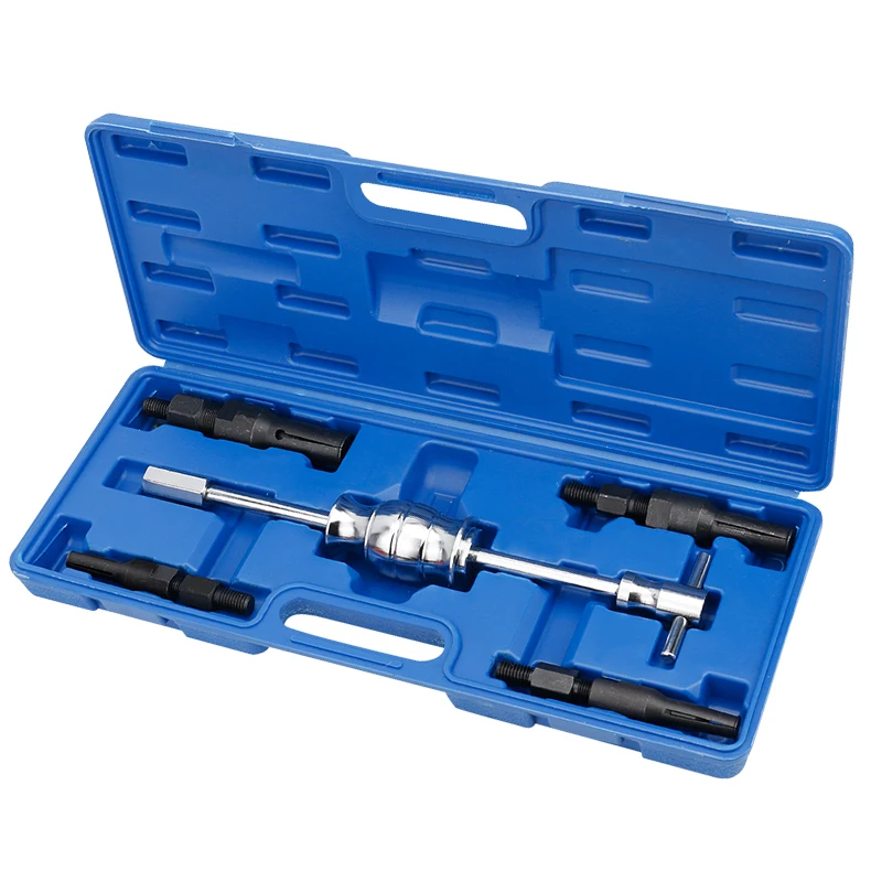 TUOCHI 5 Piece Blind Hole Pilot Inner Bearing Slide Hammer Puller Set
