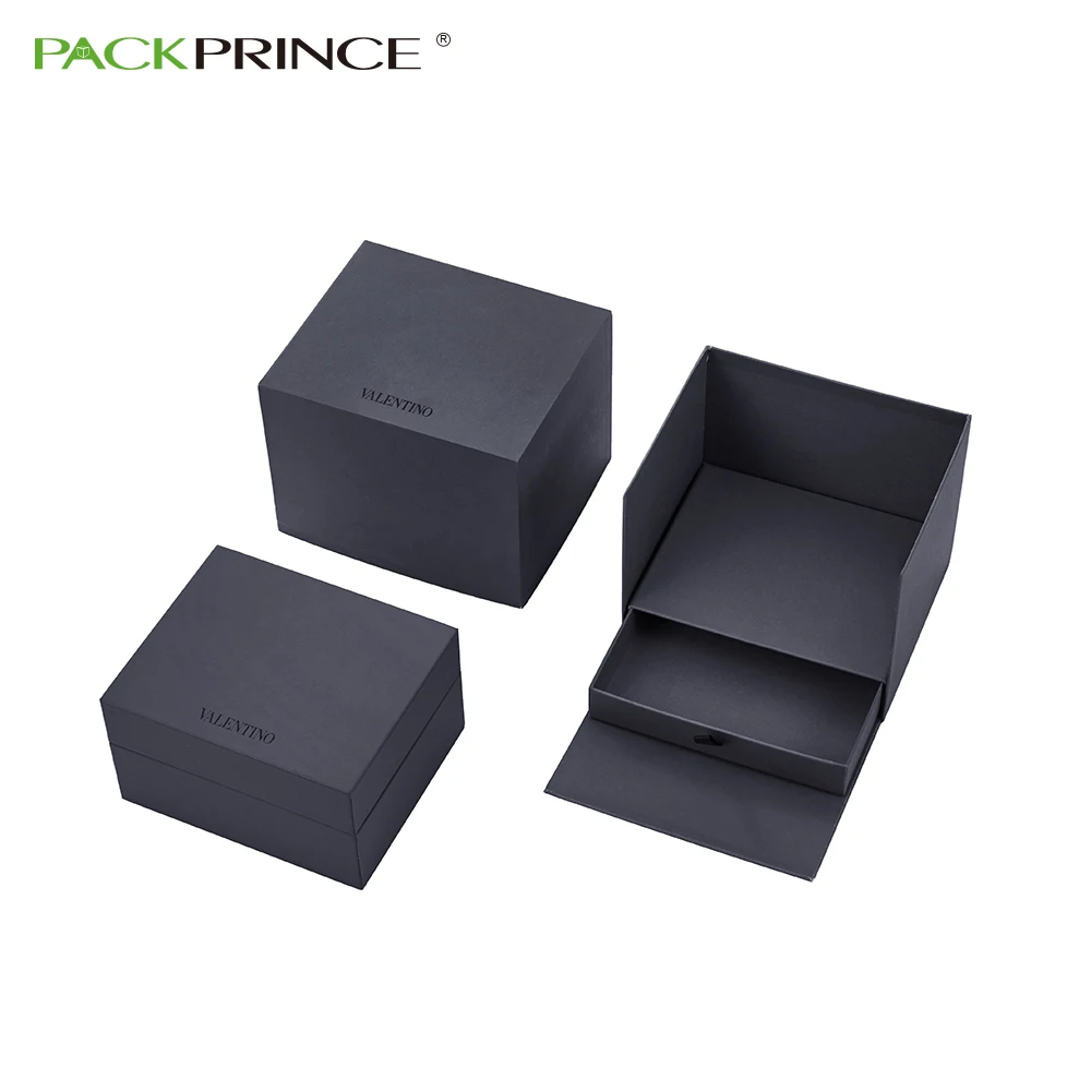 Manufacturer Custom Luxury Rigid Cardboard Paper Gift Packaging Magnetic Watch Gift Box