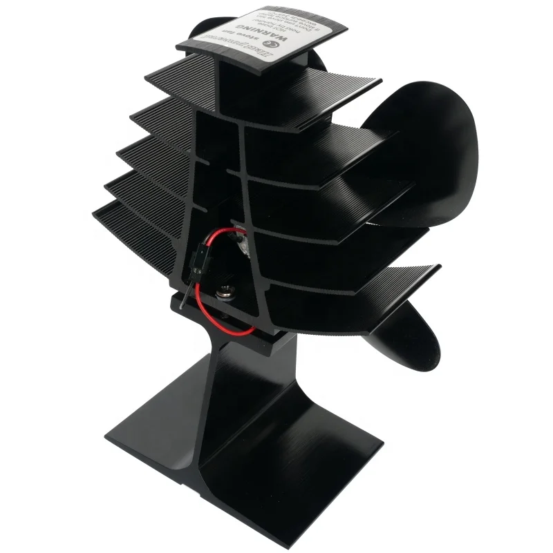 Hearth Fireplace Accessories Heat Powered Mini Wood Stove Fan Fire Stove for Heat Circulation Saving Fuel