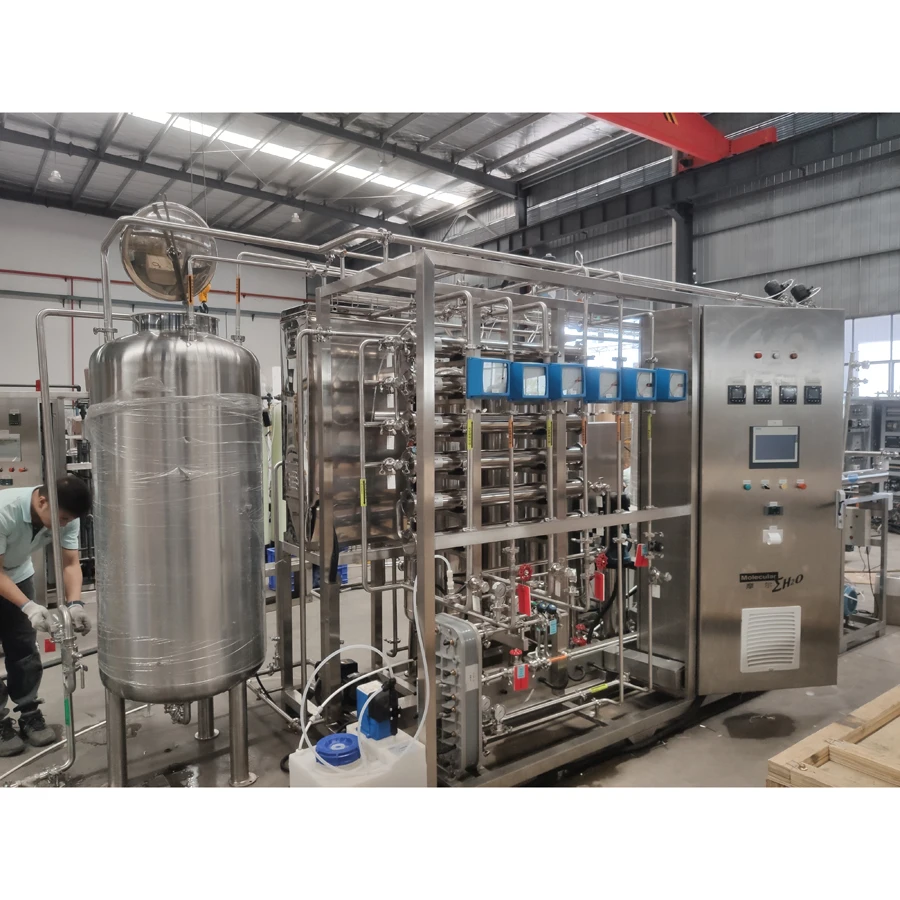 cGMP 500LPH Pasteurization RO EDI Water Purification System for Pharmaceutical Industry