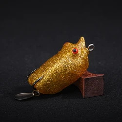 Factory direct frog lures soft rubber frog bait plastic fishing lures