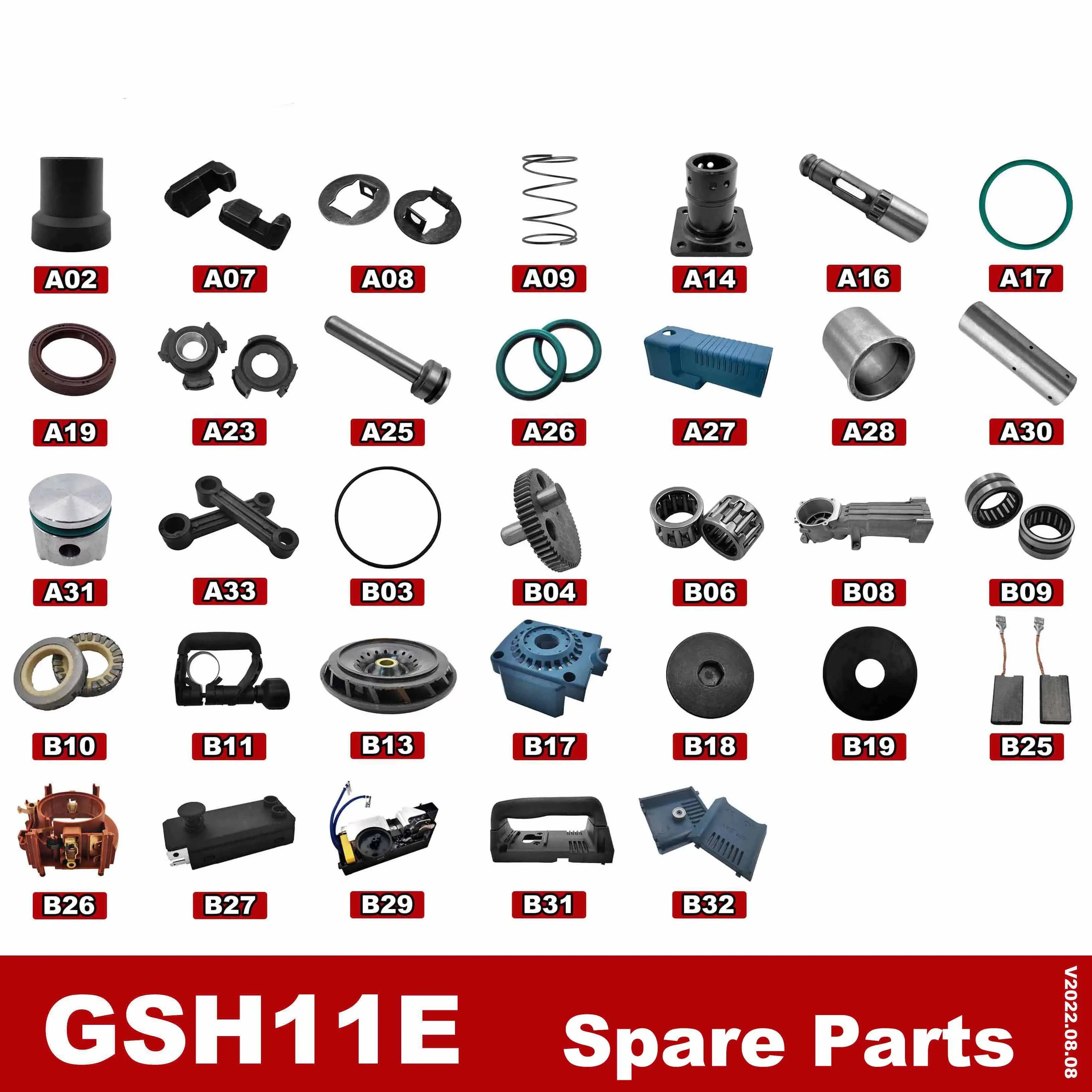 Needle Roller Assembly Replacement Spare Parts for Demolition Hammer GSH11E GSH 11E B06