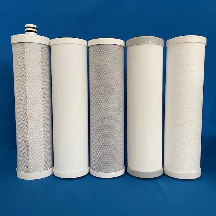 Filter NSF Certified quick-insertion  compound water filter cartridge for home used water purifier