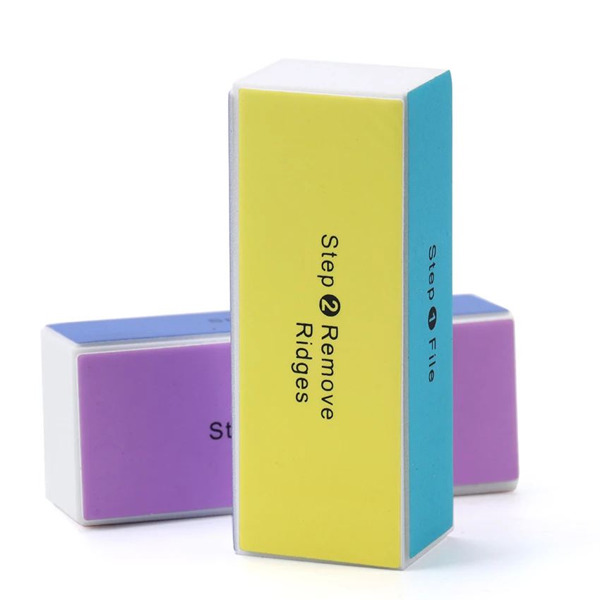 4 квадратных полировки маникюрный шлифовальный песок губка инструмент для маникюра пилка для ногтей