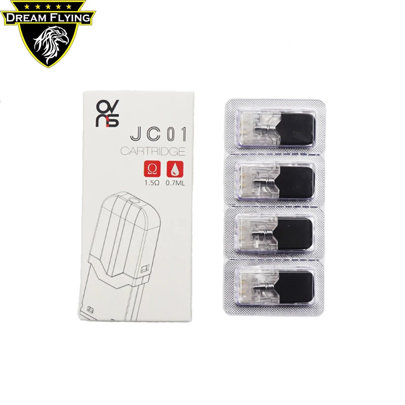 2019 New design 100% no leaking empty cbd vape pen pod OVNS JC01 pod ceramic coil pods