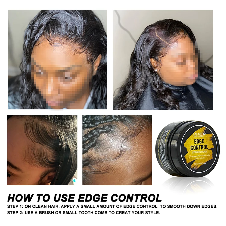 Lichen Professional Hair Products Manufacturer OEM Fashion Hair Style Pomade Extreme Hold Hair Styling Wax