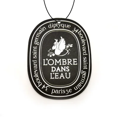 Cheap wholesale paper car perfume make your own logo air freshener for customized