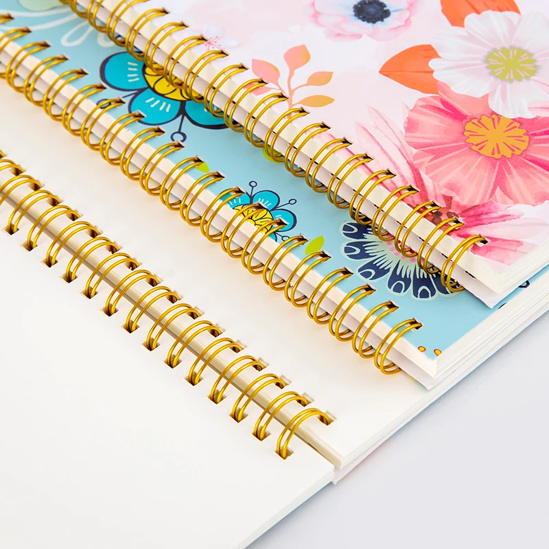 A4 A5 art sketchbook Cover watercolor paper sketchbook double coil Spiral sketch book for drawing sketch pad