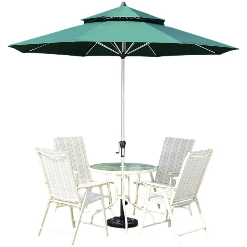 Middle stand outdoor umbrella bistro restaurant aluminum 2.7 meter parasol/umbrella