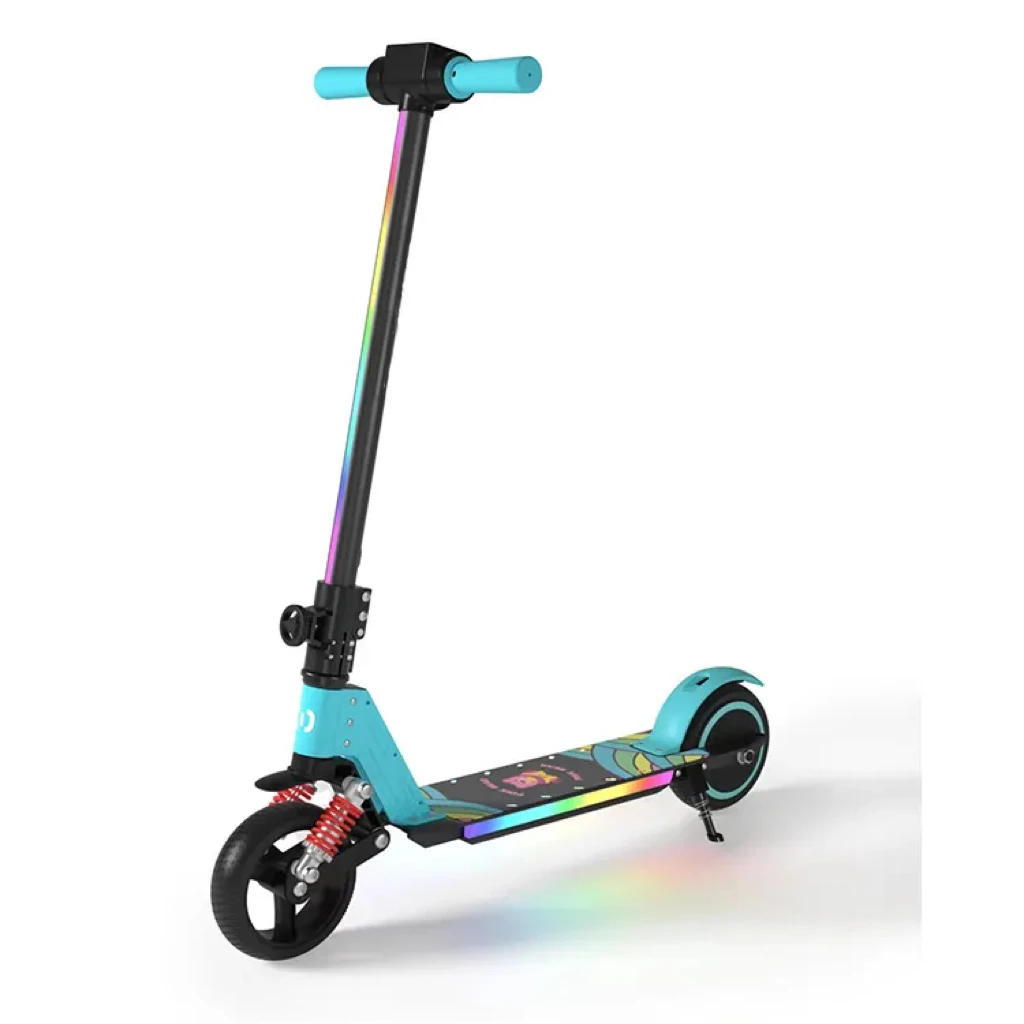 MJ129 Factory New Design 130W Kids Aluminum Scooter Electric 24V 2.5AH Folding Electric Scooter