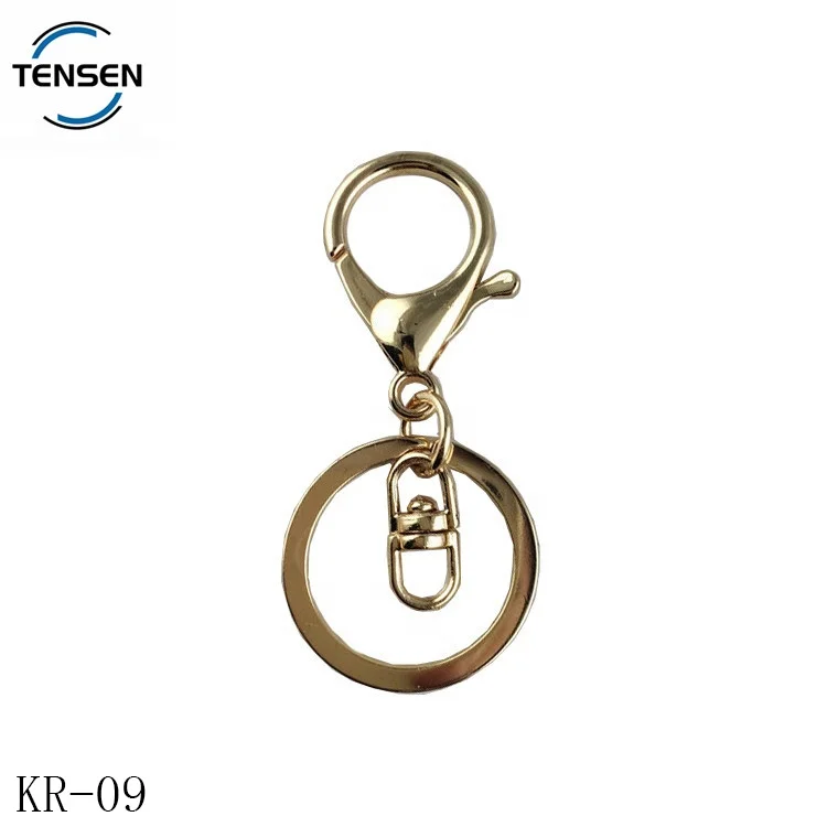 Wholesale cheap key ring chain blanks wallet hardware small coin purse with keychain clips