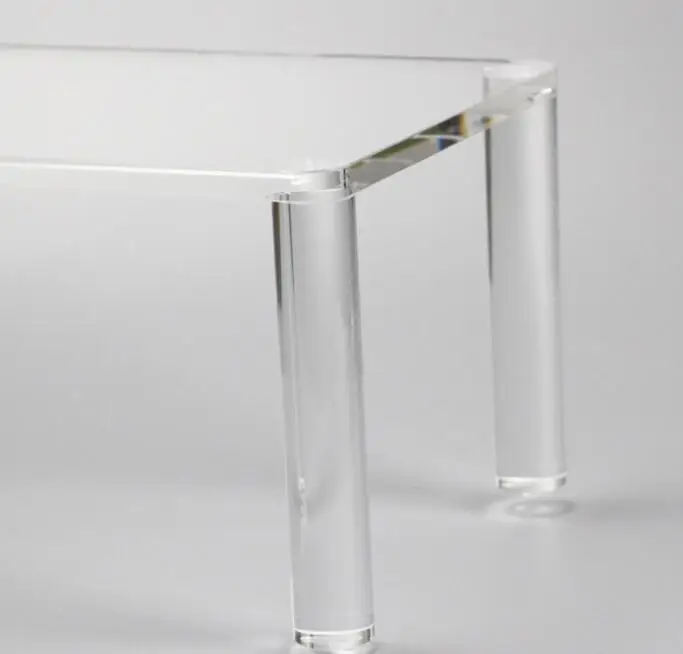 Пользовательская стойка для монитора прозрачная акриловая подставка