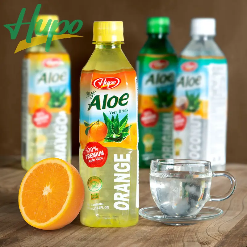 100% Organic Aloe Vera Drink with Pulp from China