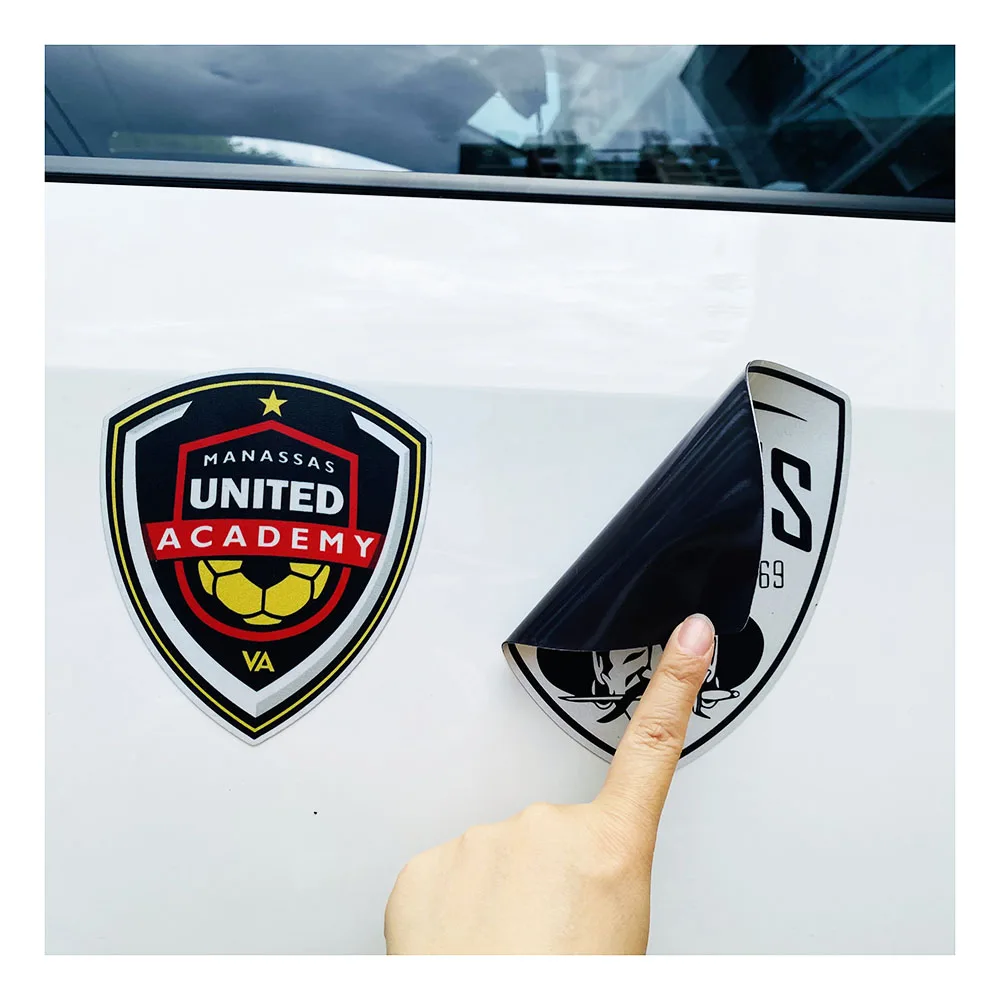 Custom Car Magnet Printing Vehicle Sticker Business Logo Removable Advertise Signs For Car Fridge Magnetic Stickers