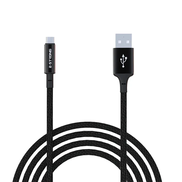 High Quality Cheap Phone Accessories Nylon Braided Type C To USB A 2.4A Cables