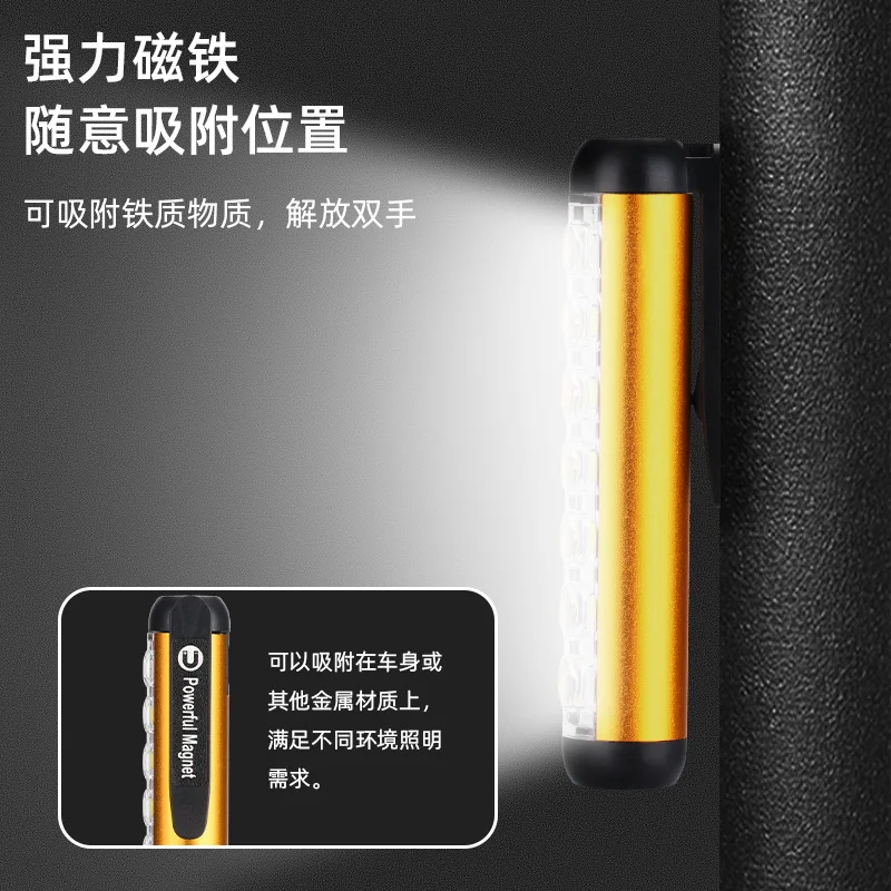 High Quality Pen Light Led Flashlight Magnet Multi-Light Source Type-C Rechargeable Flashlight