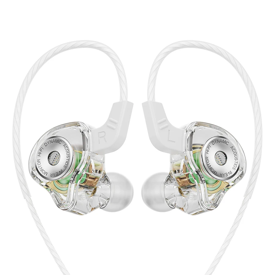 QKZ AK6 Ultra In Ear Earphone 6 Dynamic Driver Unit Headphone With Mic Stereo Sports HIFI Subwoofer Headset Monitor Earbuds