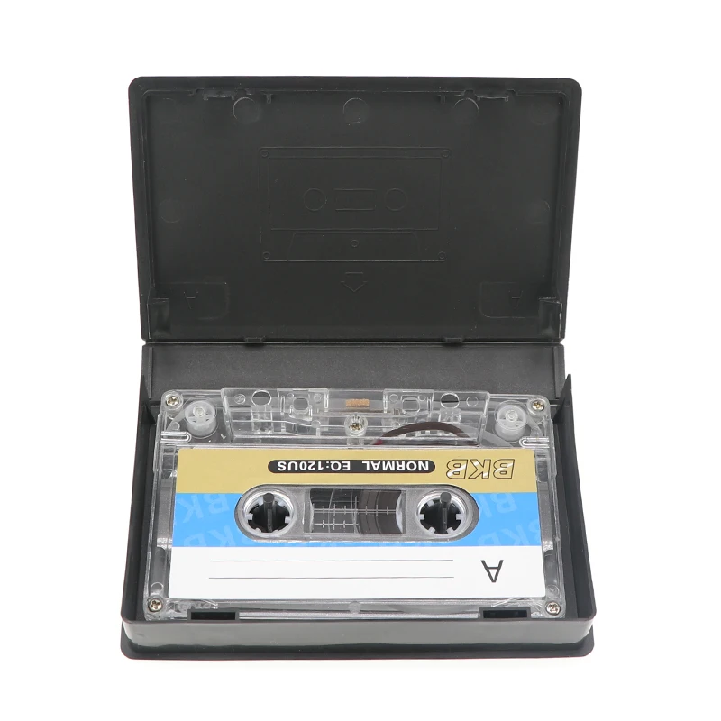PP Plastic VHS Tape Case Protective Audio Cassette Box Cassette Tape Cases Audio VHS Video Tape Storage Cases