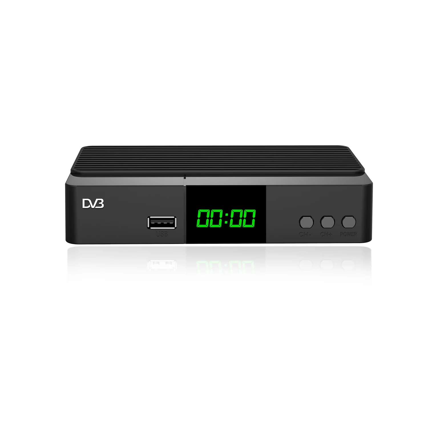 JUNUO Factory Italy scart dvb t2 european  H265 AC3 with lan port support wifi DVB T2 decoder DVB-T2 receiver