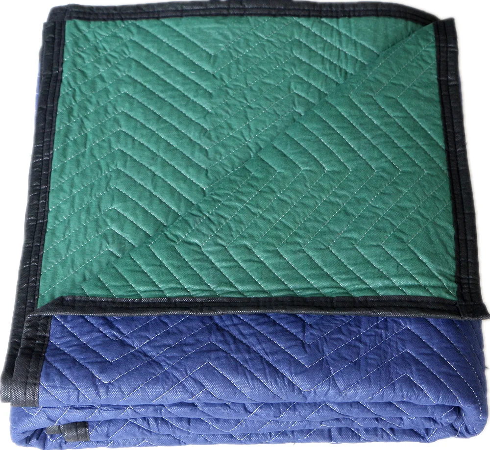 Woven Top/Non woven bottom Moving Blanket  moving pads