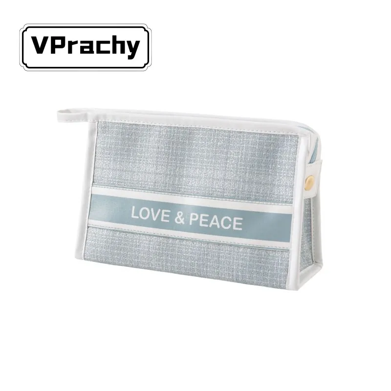 Women Beauty Cosmetics Make Up Box Luxury Beauty Toiletry Pouch Travel Makeup Cosmetic Canvas Bag